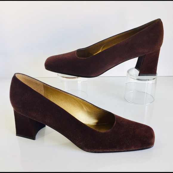 Stuart Weitzman Shoes - Vintage Stuart Weitzman Block Heel Pumps Shoes